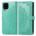 Pouzdro Galaxy A22 4G - tyrkysové - Mandala