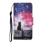 Pouzdro Galaxy A22 4G - Kočka