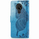 Pouzdro Nokia 3.4 - modré - motýl