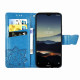 Pouzdro Nokia 3.4 - modré - motýl