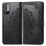 Pouzdro Xiaomi Redmi Note 10 5G / Poco M3 Pro - černé - Mandala 02