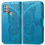 Pouzdro Motorola Moto G10 / G20 / G30 - modré - Motýl