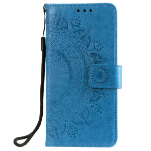 Pouzdro Xiaomi Redmi 10 - Mandala - modré