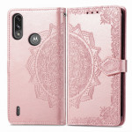 Pouzdro Motorola Moto E7 Power / E7i Power - růžové - Mandala 02