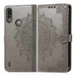 Pouzdro Motorola Moto E7 Power / E7i Power - šedé - Mandala 02