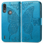 Pouzdro Motorola Moto E7 Power / E7i Power - modré - Motýl