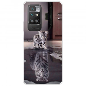 Obal Xiaomi Redmi 10 - Kočka a tygr