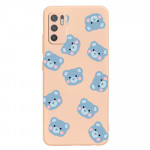Obal Xiaomi Redmi Note 10 5G / Poco M3 Pro - růžové medvídci