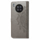 Pouzdro Honor 50 Lite, Huawei Nova 8i - Mandala - šedé