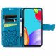 Pouzdro Galaxy A52 / A52 5G / A52s 5G - modré - Motýl