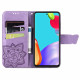 Pouzdro Galaxy A52 / A52 5G / A52s 5G - fialové - Motýl