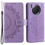 Pouzdro Honor 50 Lite, Huawei Nova 8i - Mandala - fialové 02