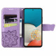 Pouzdro Galaxy A53 5G - fialové - Motýl