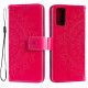 Pouzdro Galaxy A53 5G - tmavě růžové - Mandala