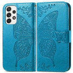 Pouzdro Galaxy A53 5G - modré - Motýl