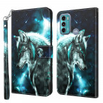 Pouzdro Motorola Moto G60 - Vlk 3D