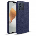 Kryt Vivo V23 5G - modrý s textilním povrchem