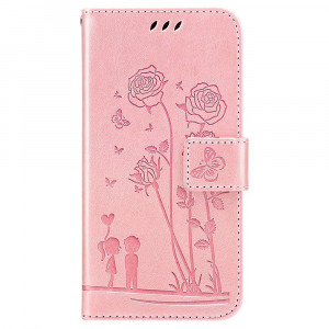 Pouzdro Nokia G11/G21 - Květy a motýli - růžové