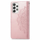 Pouzdro Galaxy A33 5G - růžové - Mandala