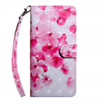 Pouzdro Xiaomi Redmi 10C - Květy 3D