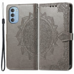 Pouzdro Motorola Moto G51 5G - šedé - Mandala