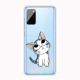Pouzdro / Obal Galaxy A41 - Kočka - průhledné