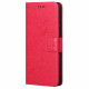 Pouzdro Xiaomi Redmi Note 11 / Note 11S - Květy a motýli - tmavě růžové