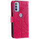 Pouzdro Motorola Moto G31 / G41 - tmavě růžové - Mandala