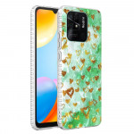 Obal Xiaomi Redmi 10C - třpytivý - Srdce
