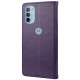 Pouzdro Motorola Moto G31 / G41 - tmavě fialové - Motýli a květy