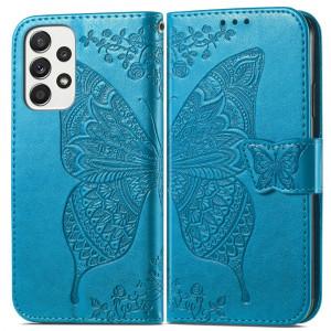 Pouzdro Galaxy A33 5G - modré - Motýl