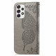 Pouzdro Galaxy A33 5G - šedé - Motýl