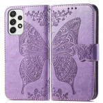 Pouzdro Galaxy A33 5G - světle fialové - Motýl