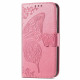 Pouzdro Galaxy A33 5G - růžové - Motýl