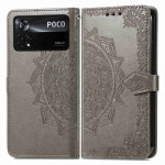 Pouzdro Xiaomi Poco X4 Pro 5G - šedé - Mandala