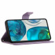 Pouzdro Motorola Moto E32 - fialové - Motýli