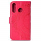 Pouzdro Huawei P30 Lite - tmavě růžová mandala