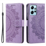 Pouzdro Xiaomi Redmi Note 12 4G - fialové - Mandala