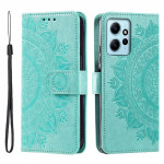 Pouzdro Xiaomi Redmi Note 12 4G - tyrkysové - Mandala