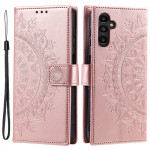 Pouzdro Galaxy A34 5G - růžové - Mandala