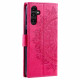 Pouzdro Galaxy A34 5G - tmavě růžové - Mandala