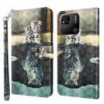 Pouzdro Xiaomi Redmi 10A - Kotě a tygr 3D