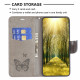 Pouzdro Galaxy A34 5G - Motýli - šedé