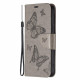 Pouzdro Galaxy A34 5G - Motýli - šedé