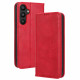Pouzdro Galaxy A34 5G - Vintage - červené