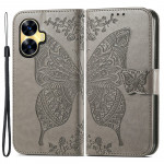 Pouzdro Realme C55 - Motýl - šedé