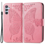 Pouzdro Galaxy A54 5G - růžové - Motýl