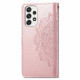 Pouzdro Galaxy A53 5G - světle růžové - Mandala 02