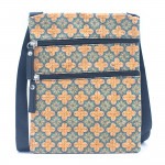 Malá korková kabelka na mobil - Vícebarevný vzor