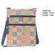 Malá korková kabelka na mobil - Vícebarevná mozaika